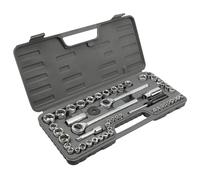 Performance Tool W1172 - Juego de llaves de vaso (52 piezas, 1/4", 3/8", 1/2", Dr