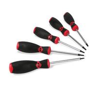 Performance Tool W30899 - Juego de destornilladores de estrella de 5 piezas con puntas magnéticas (tamaños: T10, T15, T20, T25 y T27)