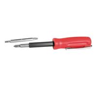 PERFORMANCE TOOL W3207 Destornillador de bolsillo 4 en 1 (Phillips y ranurado)