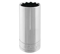 Performance Tool W32724 - Enchufe de pared profundo de 1/2 pulgada, 24 mm, 12 puntos