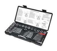 Performance Tool W4002DB - Juego de troqueles y grifos métricos de 40 piezas