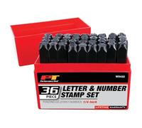 Performance Tool W5422 Sello de Letras y números de Acero de 1/4 Pulgadas