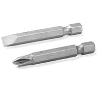 Performance Tool W8598 - Juego de puntas de destornillador de 1/4 x 2 y #2 x 2