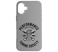 Performance Tuning Society Engine Pistons Turbocharger Carcasa para iPhone 16 Plus