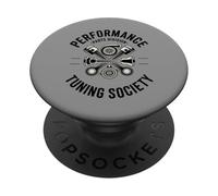 Performance Tuning Society Engine Pistons Turbocharger PopSockets PopGrip Adhesivo