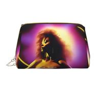 Performer's Glow - Bolsa de maquillaje portátil de piel para cosméticos, artículos de tocador y artículos esenciales diarios, White, Talla única