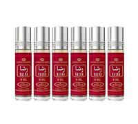 Perfume Al Rehab Attar Authentique Sans Alcool Halal 6 ml 100% Aceite 6 ml x 6 PCS