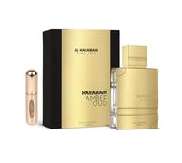 Perfume Amber Oud Gold Edition 120 ml, Perfume Árabe Unisex de Larga Duración, Eau da Parfum Importado desde Dubái, Incluye Atomizador Recargable 5ML (Amber Oud Gold Edition 120ml)
