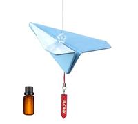 Perfume Ambientador para Coche, Difusor de Aromaterapia para Coche - Adornos automáticos reutilizables para modelado de aviones de papel - Colgante de perfume colgante de aromaterapia de larga duració