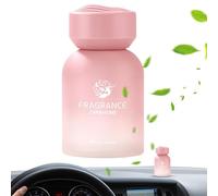 Perfume automático para coche, decoración de difusor de aromaterapia | Decoración de difusores de coche | Vidrio ambientador de 120 ml, Clip de ventilación de ambientador de decoración ornamental de
