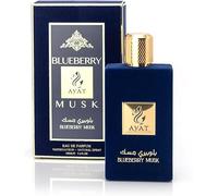 Perfume BLUEBERRY MUSK Santeur Dubai 100 ml para hombres y mujeres, aroma árabe oriental unisex - Notas: cítricos Bergamota melocotón vainilla y almizcle