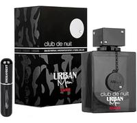 Perfume Club de Nuit Urban Man Elixir Original | Eau de Parfum | Para Hombre | 105 ml | Fragancia Árabe Importada desde Dubái | Larga Duración | Incluye Atomizador Recargable DRIKANBEST de 5 ml
