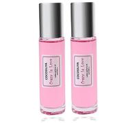 Perfume de aceite de feromonas para mujer, 2 piezas de perfume de feromonas para mujer, roll on adictivo y duradero, fragancias románticas, 10 ml