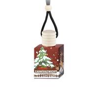 Perfume de coche | Difusor de aroma navideño para vehículo Teoría del aroma para interior | Teoría aromática de larga duración Interior para fiestas festivas Automovilistas Espejo adelgazante