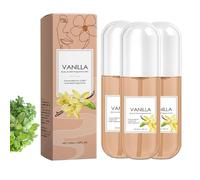 Perfume de vainilla con extracto de vainilla, perfume de vainilla, perfume para el cabello y el cuerpo, suave y natural, elegante, duradero, perfume para mujeres, 50 ml (3 unidades)