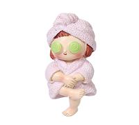 Perfume De VentilacióN De Coche Resina,Asudaro Linda Chica En Bata De BañO Clip De Perfume Ambientador De Coche Mujer Difusora De Perfume De Coche Para La DecoracióN Del Coche Sala De Estar Oficina