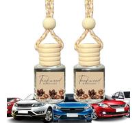 perfume del aire del coche, ambientador de aire del coche - Ambientador de fragancia para coche colgable - Aromaterapia con aroma a botella de vidrio para coche, difusor de automóvil de larga duración