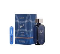 Perfume Hayaati Al Maleky 100ML, Perfume Árabe Larga Duración, Eau da Parfum Importado de Dubái, Incluye Atomizador Recargable 5ML, Fragancia de Lujo Oriental, Oud Ámbar y Especias (Al Maleky)