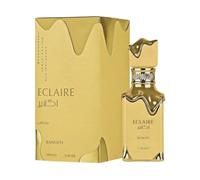 Lattafa Eclaire Banoffi EDP - Spray unisex cremoso de plátano gourmand de 100 ml