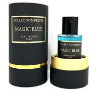 Perfume MAGIC BLUE Collection Privée Nouvelle Edition (Gold Edition), idea de regalo, perfume de larga duración y unisex de 50 ml, fabricado en Francia (MAGIC BLUE)
