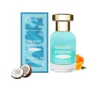 Perfume Marine Vitality, Duradero, Rico Aroma Afrutado, Fresco Y Energizante, Mezcla de Sal Marina Y Coco(3pcs)