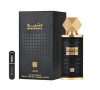 Perfume Mashrabya Original 100ML Perfume Árabe Unisex de Larga Duración EDP Incluye Atomizador Recargable 5ML, Fragancia Oriental y Especiada con Notas de Manzana Shisha, Tabaco y Vainilla (Mashrabya)