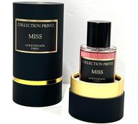 Perfume MISS Collection Privée Nouvelle Edition (Gold Edition), idea de regalo, perfume de larga duración y unisex de 50 ml, fabricado en Francia (MISS)