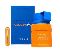 Perfume Odyssey Mandarin Sky Elixir Eau de Parfum 100 ml, Perfume Árabe de Larga Duración, Incluye Atomizador Recargable 5ML, Fragancia Cítrica Dulce Amaderada (Mandarin Sky Elixir)