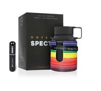Perfume Odyssey Spectra Eau de Parfum 100ml, Perfume Árabe Unisex de Larga Duración, Incluye Atomizador Recargable, Fragancia Oriental Especiada con Notas de Canela, Manzana y Tabaco (Odyssey Spectra)
