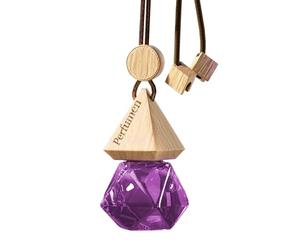 Perfume para coche, ambientador de cartón, mezcla de escritura de madera, tarjeta perfumada para coches compactos, fácil de colocar en espejo, discreta fragancia fresca y natural, fragancia duradera