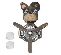 Perfume para coche con clip difusor de rotación 360°, accesorio de auto aromaterapia práctico y encantador, fijación ventilador simple, difusión continua olor agradable, pequeño gadget decorativo