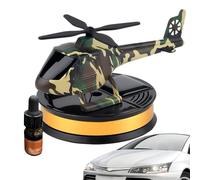 Perfume para coche de avión | Ambientador solar giratorio de larga duración con perfume de 10 ml - Decoración de consola central para rotación de detección de luz, temperatura de trabajo de -30°-80°