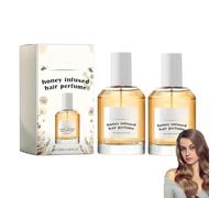Perfume para el cabello con infusión de miel, spray hidratante y nutritivo para dar brillo al cabello, perfume con feromonas para el cabello, bruma para el cabello con perfume antiencrespamiento para