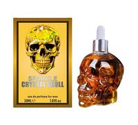 Perfume para viajes diarios, perfume con cuentagotas, difusor de de luz, cabeza de calavera, tapa cuentagotas, 5,5 x 8,8 cm, para uso diario, viajes o incluso viajes