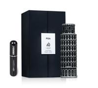 Perfume Pisa Original 100ml, Perfume Árabe para Hombre de Larga Duración, Eau de Parfum Importado desde Dubái, Incluye Atomizador Recargable 5ML, Fragancia Amaderada Cítrica Elegante y Duradera (Pisa)