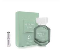 Perfume Pistachio Bliss Eau de Parfum 100 ml, Perfume Árabe Unisex de Larga Duración, Incluye Atomizador, Fragancia con Notas de Pistacho, Avellana, Vainilla y Algodón de Azúcar (Pistachio Bliss)