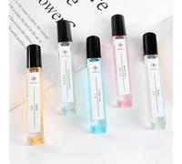 Perfume Premium Regalo para Mujeres, 5 x 10 ml, Mini Fragancias para Mujer con Flores Dulces Fragancias para Mujer, Juego de Regalo de Fragancias de Larga Duración, Juego de Regalo para ella, Navidad