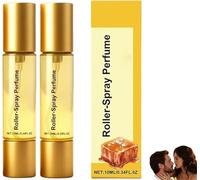 Perfume Roll-On Caramel, Bruma Corporal Caramel Indulgence, Aromaterapia Roll-On para Mujer y Hombre, Fragancia de Larga Duración