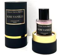 Perfume ROSE VANILLE Collection Privée Nouvelle Edition (Gold Edition), idea de regalo, perfume de larga duración y unisex de 50 ml, fabricado en Francia (ROSE VANILLE)