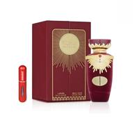 Perfume Sakeena Eau de Parfum 100 ml, Perfume Árabe para Mujer de Larga Duración, Incluye Atomizador Recargable, Fragancia Floral Frutal Gourmand con Notas de Maracuyá, Frambuesa y Vainilla (Sakeena)