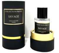 Perfume SAVAGE Collection Privée Nouvelle Edition (Gold Edition), idea de regalo, perfume de larga duración y unisex de 50 ml, fabricado en Francia (SAVAGE)