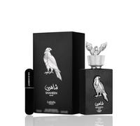 Perfume Shaheen Silver (ORIGINAL)100ml +Regalo Atomizador DRIKANBEST recargable 5ml