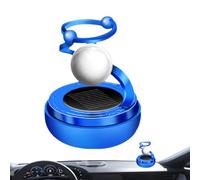 Perfume solar para coche,Purificador de aire para coche con energía solar - Adornos de aromaterapia para coche con diseño de bola de estrella,Difusor del Aromatherapy del coche de la rotación de 360