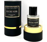 Perfume SUCRE NOIR Collection Privée Nouvelle Edition (Gold Edition), idea de regalo, perfume de larga duración y unisex de 50 ml, fabricado en Francia (SUCRE NOIR)
