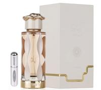 Perfume Teriaq Original 100ML, Perfume Árabe Unisex de Larga Duración, EDP Importado desde Dubái, Incluye Atomizador Recargable 5ML, Fragancia Dulce y Floral con Notas Amaderadas (Teriaq)