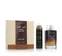 Lattafa Set de regalo Ameer Al Oudh – Agua perfumada 100 ml + desodorante 50 ml