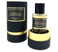 Perfume VANILLA POWDERY Collection Privée Nouvelle Edition (Gold Edition), idea de regalo, perfume de larga duración y unisex de 50 ml, fabricado en Francia (VANILLA POWDERY)