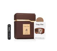 Perfume Vintage Radio Eau de Parfum 100ml, Perfume Árabe Unisex de Larga Duración, Incluye Atomizador Recargable 5ML, Fragancia con Aromas Cítricos Amaderados con Toque Especiado (Vintage Radi)