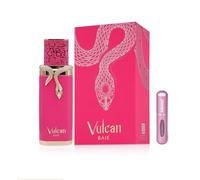 Perfume Vulcan Baie Eau de Parfum 100ml, Perfume Árabe Unisex de Larga Duración, Incluye Atomizador Recargable, Fragancia amaderada especiada con pimienta negra, lavanda y maderas nobles (Vulcan Baie)