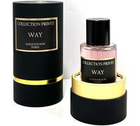 Perfume WAY Collection Privée Nouvelle Edition (Gold Edition), idea de regalo, perfume de larga duración y unisex de 50 ml, fabricado en Francia (WAY)